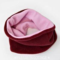 Fleece neck warmer tutorial: scarf a quick and easy-sew.