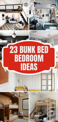 Save this pin for creative bunk bed room ideas that will transform your space! Discover innovative designs and clever storage solutions to make the most of your room. #HomeDecor #BunkBeds #SmallSpaceLiving #InteriorDesignIdeas