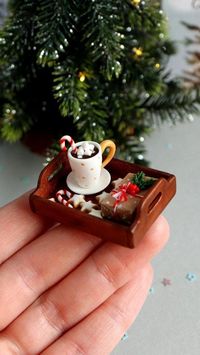 Hello friends! There is a new video on my channel about a miniature tray with a cup of coffee, sweets and a Christmas gift. And I’m glad to present you our new set of cutters for a kitchen tray, it’s a little larger than the tray with hearts that we recently presented😊🫶 The tray is available to order on Etsy. And a small warning, the production time for cutters is increasing due to the New Year holidays 🙏❤️thank you for your understanding 💓 #handmade #polymerclay #fimo #fimocreations #fimocl...