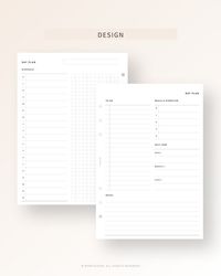 Undated Daily Agenda Organizer, 1 Day on 2 Pages, A5 Ring Refill, DO2P, Blank Daily Timeline Template for Personal, Study, Work, Daily Mood Tracker, Wellness Planner, Digital Download  [💡MonthlyJoy's CheckPoint!] 𝑫𝒂𝒚 𝒐𝒏 𝑻𝒘𝒐 𝑷𝒂𝒈𝒆𝒔 𝑨5 𝑷𝒍𝒂𝒏𝒏𝒆𝒓 𝑰𝒏𝒔𝒆𝒓𝒕𝒔 𝑷𝒓𝒊𝒏𝒕𝒂𝒃𝒍𝒆.  · Date, Schedule (6 am - 12 pm), To-do list · Meals & Hydration | Breakfast, Lunch, Dinner, Snacks, Hydration · Self-care | Mood, Workout, Sleep, Notes  [📏SIZE] A5 (148 x 210 mm/ 5.82 x 8.27 inches)