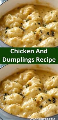 Need a one-pot wonder for your next family gathering? Discover this Chicken and Dumplings recipe, where creamy broth meets delightful dumplings, making it the ideal comfort food that everyone will love.