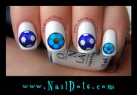 Soccer Ball Nail Decals