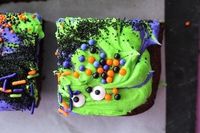 Monster Mash Halloween Brownies · How To Bake A Brownie · Recipes on Cut Out + Keep