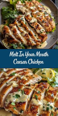 This Melt in Your Mouth Caesar Chicken is tender, creamy, and packed with flavor. Made with just a few ingredients, it’s a quick and easy recipe that’s perfect for busy weeknights. The Caesar dressing and Parmesan create a deliciously creamy coating that keeps the chicken moist and flavorful with minimal effort.