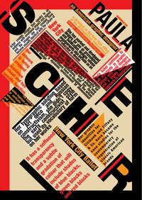 paula scher typography work poster layout posters graphic affiche inspiration google creative carteles diseño grafici search disenos fonts advertising typographie