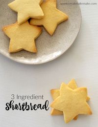 Easy 3 Ingredient Shortbread Recipe. Perfect for Christmas Baking, Freezer Friendly and Thermomix instructions also included. #shortbread #christmasrecipes #easychristmasrecipes #thermomix #thermomixrecipes #thermomixchristmasrecipes #baking #christmasbaking #shortbreadrecipe