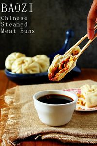 BAOZI {Chinese Steamed Meat Buns}