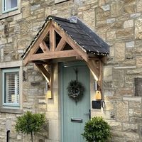 Solid Oak Canopy Porch Kit -  Free Delivery  | eBay