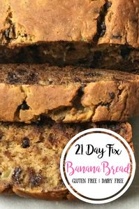 21 Day Fix Banana Bread| Confessions of a Fit Foodie