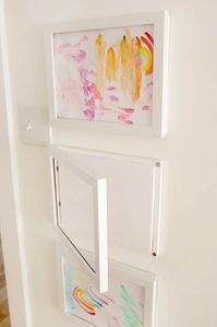 Kid's Art Frame DIY - A Beautiful Mess