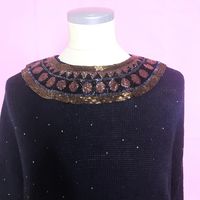 80s sweater beaded - Google Search