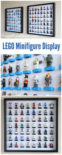 IKEA Frame LEGO Minifigure Display and Storage