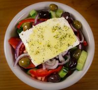 Authentic Greek Salad (Horiátiki Salata) - Mediterranean Living