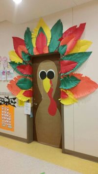 Fall turkry door