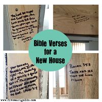 Strong Foundations; Bible Verses for each room of a New House