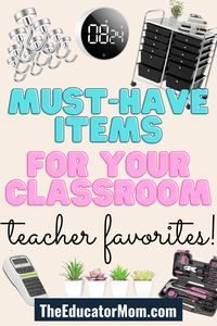 These items are teacher favorites for all classrooms! Amazon teacher finds!