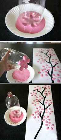 29 DIY Gift Ideas. Great resource for handmade gift ideas. Includes homemade lipgloss and christmas tree coasters. Thinking about this tree for the side of my dresser. Silver trunk. No thoughts yet on flower color.