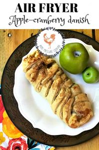 Apple puff pastry in the Ninja Foodi Air Fryer