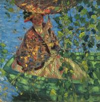 Frederick Carl Frieseke "Through the Vines", 1908