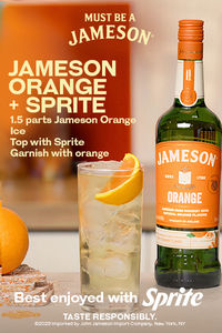 What’s cooler than a summer breeze? A glass full of Jameson Orange & Sprite.