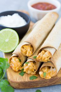 Baked Chicken Taquitos - Kristine's Kitchen