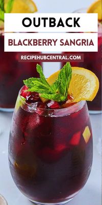 So what are you waiting for? Let’s dive into the revitalizing tang of Outback Blackberry Sangria Recipe!