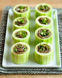 Appetizer Recipe: Chilled Soba in Cucumber Cups | The Kitchn