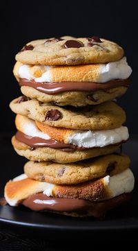 Chocolate Chip Cookie S'mores