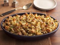 Get Ciabatta Stuffing with Chestnuts and Pancetta Recipe from Food Network