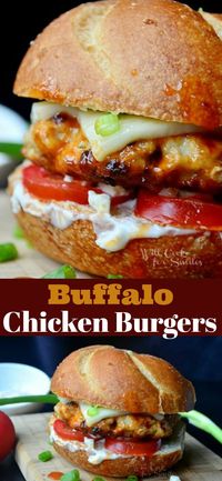 Buffalo Chicken Burger - Will Cook For Smiles