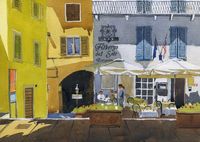 Pizzeria in Varenna Italy. Fine Art Watercolour Print - Etsy