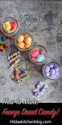 If you've ever wondered how to freeze dry candy, this post is for you! I'll give you step by step instructions to freeze dry Jolly Ranchers, taffy, Werther's Original caramels, and gummy bears!