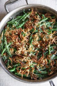 Garlicky Green Beans with Crispy OnionsDelish