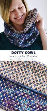 Dotty Cowl Free Crochet Pattern | Your Crochet