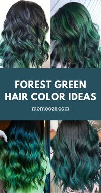 Are you thinking about trying the forest green hair color? It’s certainly a shade that turns heads! Forest green hair has been trending for a while now, so we thought it was time we explore the best shades and styles out there!