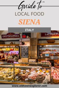 We're traveling full-time and spent two weeks in Siena, Italy. We've put together a list with pictures of the local food in Siena, Italy. Siena | Italy | Local Food | Travel Destinations | Travel Ideas | Europe Destinations | Summer Vacation | Trips Abroad | Italian Summer | Foodie Travel | Tuscany