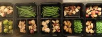 Lunch for a whole week made in the time it takes to cook one meal!  Five different chicken recipes, three veggies and roasted potatoes to go with them all!