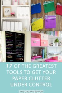 17 of the greatest tools to get your paper clutter under control