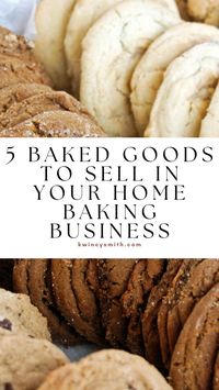 Have you been thinking about starting a home baking business but you are not sure what baked goods you should sell from home? You might be like me and love to make a huge variety of desserts. But which items should you actually sell in your business? Here is a list of the top-selling baked goods to sell from home.