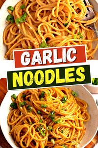 These garlic noodles are so good, you'll want to make them all the time! They're spicy, savory, and so full of delicious flavor.