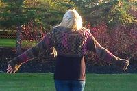 Latticeback Hooded Bolero pattern by Heidi Yates