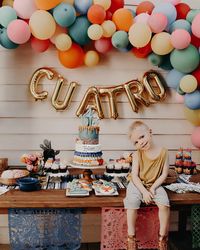 Birthday party ideas, fiesta, fourth birthday, balloon arch , boys birthday party , @laurenpeelman