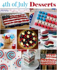 4th of July Desserts to complete your Independence Day celebration! A collection of the best Red White and Blue desserts to make your independence day a hit!