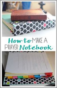 A step-by-step tutorial teaching you how to make your own prayer notebook and gratitude journal. It's simple to set up and effective at keeping you consistent in your prayer time!