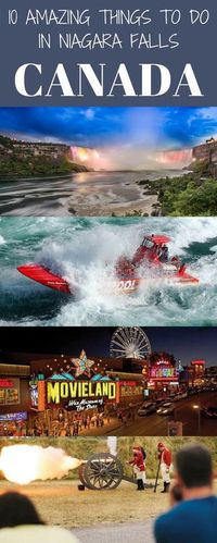 10 amazing things to do in Niagara Falls Canada. Most visitors to Canada or Toronto usually have Niagara Falls on their bucket list.