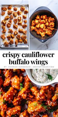 Say goodbye to boring appetizers and hello to these Crispy Cauliflower Buffalo Wings! 🎉 These tasty treats are perfect for game day, parties or just a fun night in. Get ready for a mouthful of crispy, tangy goodness 🥓🌶 Get the full recipe now! 🍽️