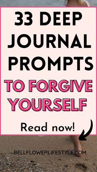 Do you need to forgive yourself? To help you forgive yourself, Here are 33 Deep Self Forgiveness Journal Prompt I journal prompts to forgive yourself forgiveness journal prompts | let go | Journal prompts I journaling ideas…