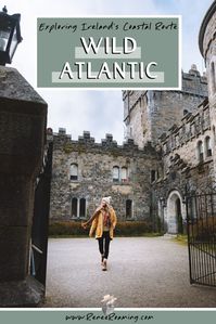 Ireland is filled with iconic beauty. Ireland's Coastal Route is the best way to explore the Wild Atlantic Way. From castles, to gorgeous coastal views and even lighthouses. This is a trip that you don't want to miss. Click here to start planning your trip to Ireland. #ReneeRoaming #Ireland #WildAtlanticWay #TravelIreland