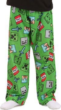 Amazon.com: Minecraft Boys' Little Lounge Pant, Diamond Fight, XL14/16: Clothing, Shoes & Jewelry