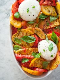 Burrata and Heirloom Tomato Caprese Salad